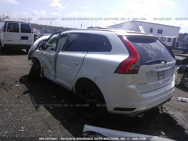 YV4902DZ5E2540870 - 2014 VOLVO XC60 T6 WHITE photo 3