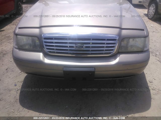 2FAHP71W66X148888 - 2006 FORD CROWN VICTORIA POLICE INTERCEPTOR Champagne photo 6