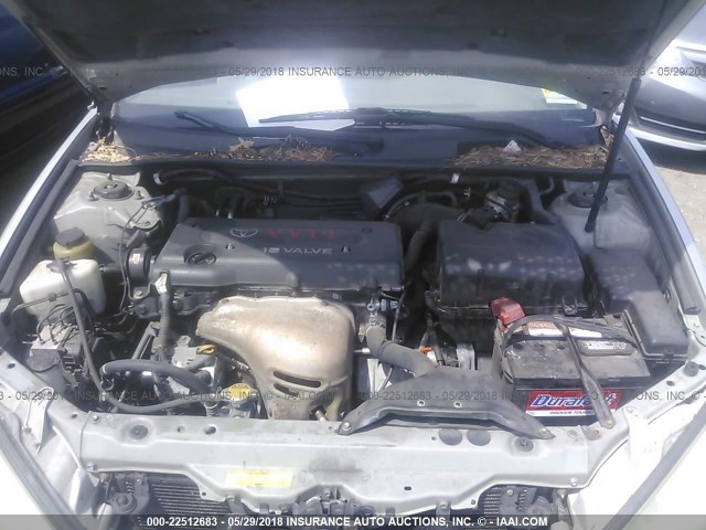 4T1BE32K03U745740 - 2003 TOYOTA CAMRY LE/XLE/SE 银色 照片 10