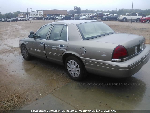 2FAHP71W27X151711 - 2007 FORD CROWN VICTORIA POLICE INTERCEPTOR BEIGE photo 3