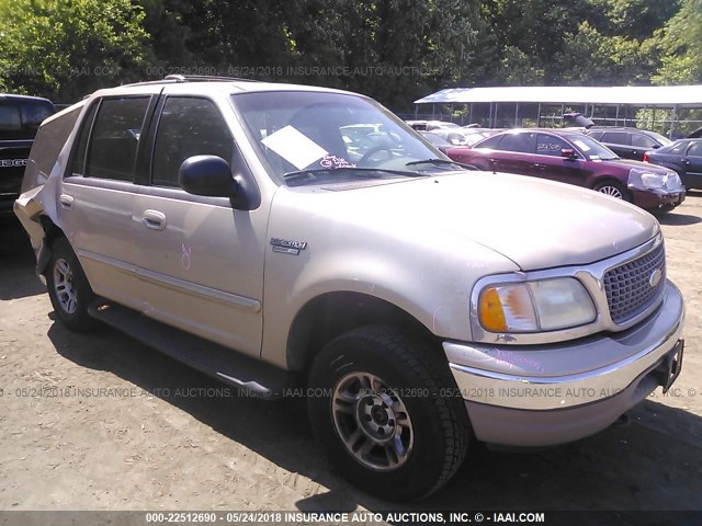1FMPU16L3YLA75579 - 2000 FORD EXPEDITION XLT ოქროსფერი ფოტო 1