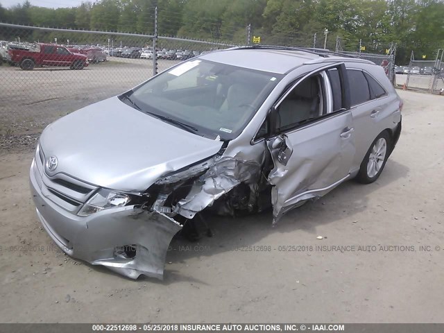 4T3BA3BB3FU075981 - 2015 TOYOTA VENZA LE/XLE SILVER photo 2