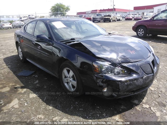2G2WP552281126202 - 2008 PONTIAC GRAND PRIX BLACK photo 1