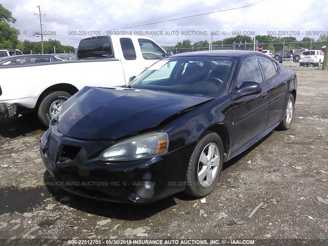 2G2WP552281126202 - 2008 PONTIAC GRAND PRIX BLACK photo 2