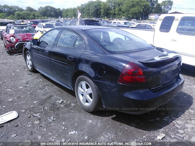2G2WP552281126202 - 2008 PONTIAC GRAND PRIX BLACK photo 3