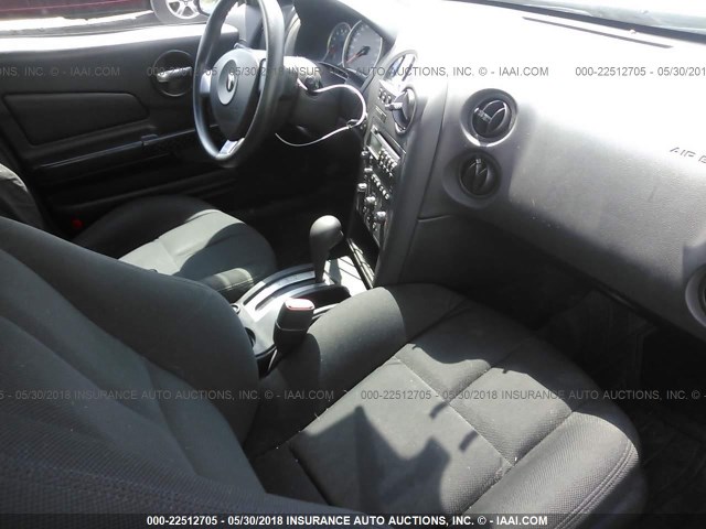 2G2WP552281126202 - 2008 PONTIAC GRAND PRIX BLACK photo 5