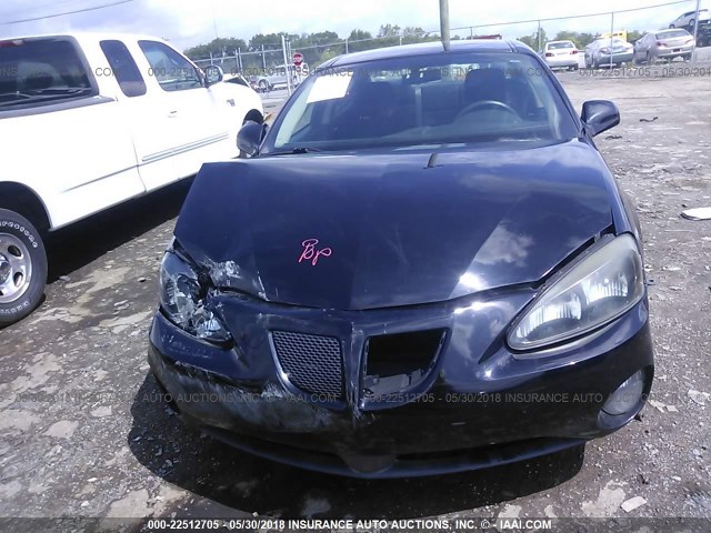 2G2WP552281126202 - 2008 PONTIAC GRAND PRIX BLACK photo 6