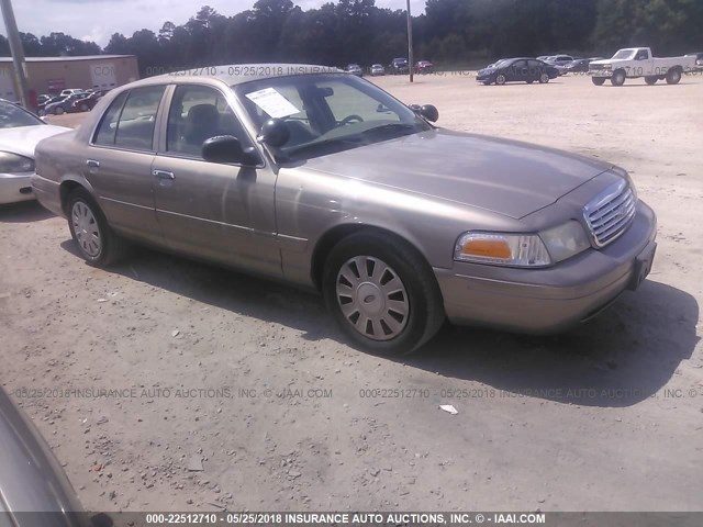 2FAHP71V88X158056 - 2008 FORD CROWN VICTORIA POLICE INTERCEPTOR Champagne photo 1