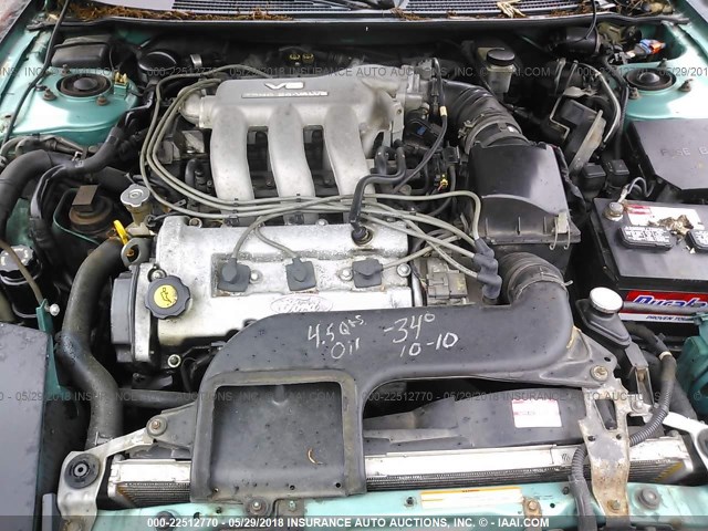 1ZVCT22B6P5203208 - 1993 FORD PROBE GT BLACK photo 10