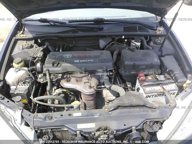 4T1BE30K25U417340 - 2005 TOYOTA CAMRY LE/XLE/SE ლურჯი ფოტო 10