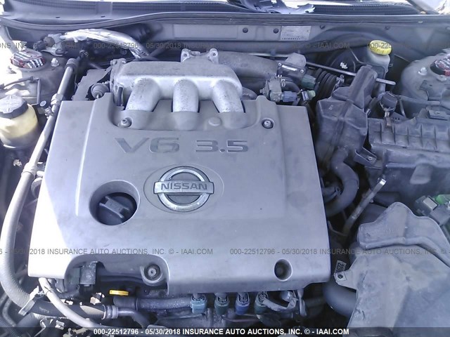 JN1DA31D03T520741 - 2003 NISSAN MAXIMA GLE/GXE/SE SILVER photo 10