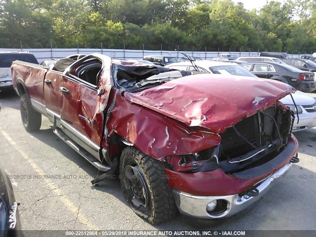 3D7KU28DX3G824562 - 2003 DODGE RAM 2500 ST/SLT 红色 照片 1