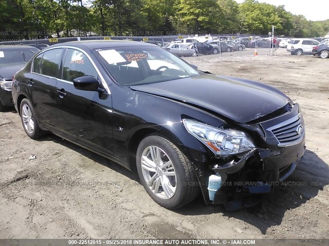 JN1CV6AR3FM520244 - 2015 INFINITI Q40 BLACK photo 1