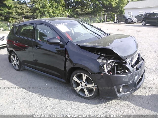 5Y2SR67029Z453004 - 2009 PONTIAC VIBE GT BLACK photo 1