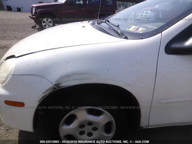 1B3ES26C62D635315 - 2002 DODGE NEON WHITE photo 6