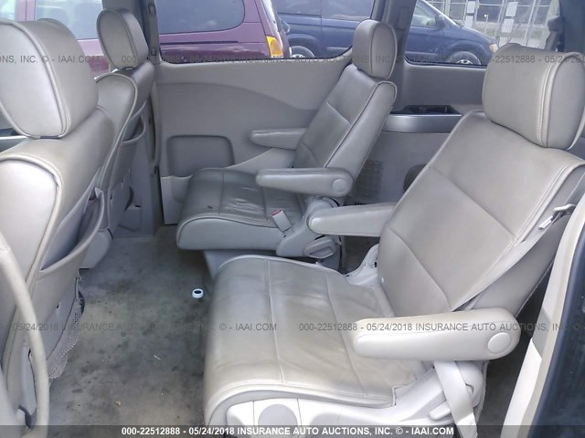 5N1BV28U95N115246 - 2005 NISSAN QUEST S/SE/SL GRAY photo 8