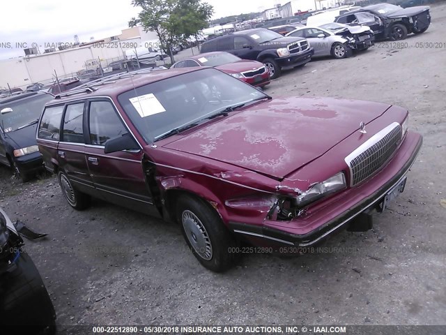 1G4AG85N2P6425645 - 1993 BUICK CENTURY SPECIAL MAROON photo 1
