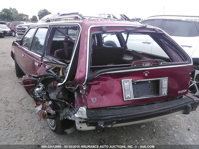 1G4AG85N2P6425645 - 1993 BUICK CENTURY SPECIAL MAROON photo 6