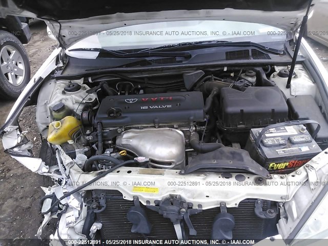 JTDBE32K440257291 - 2004 TOYOTA CAMRY LE/XLE WHITE photo 10