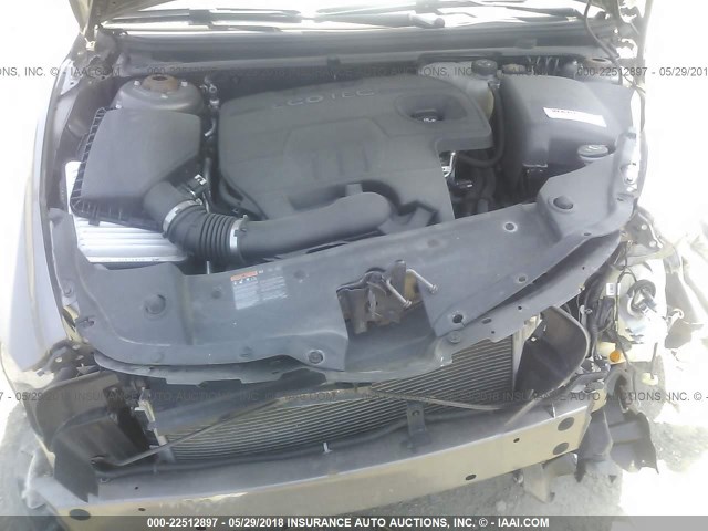 1G1ZB5E14BF196713 - 2011 CHEVROLET MALIBU LS GOLD photo 10