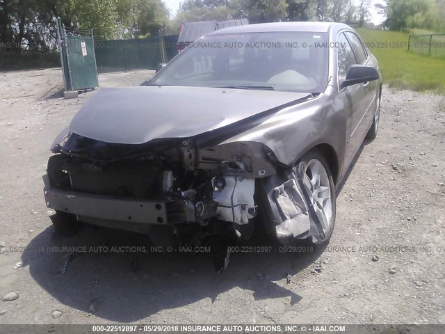 1G1ZB5E14BF196713 - 2011 CHEVROLET MALIBU LS GOLD photo 6