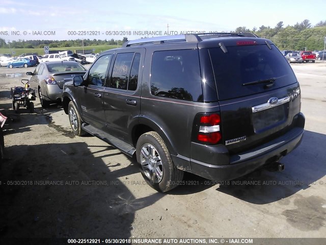 1FMEU75E97UB32065 - 2007 FORD EXPLORER LIMITED 灰色 照片 3
