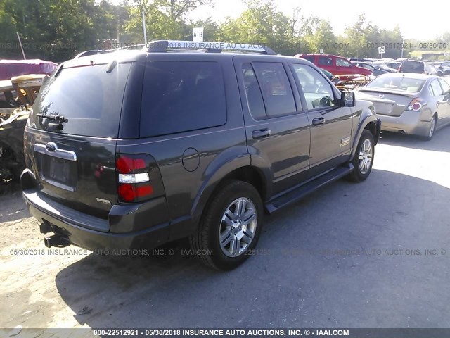 1FMEU75E97UB32065 - 2007 FORD EXPLORER LIMITED 灰色 照片 4