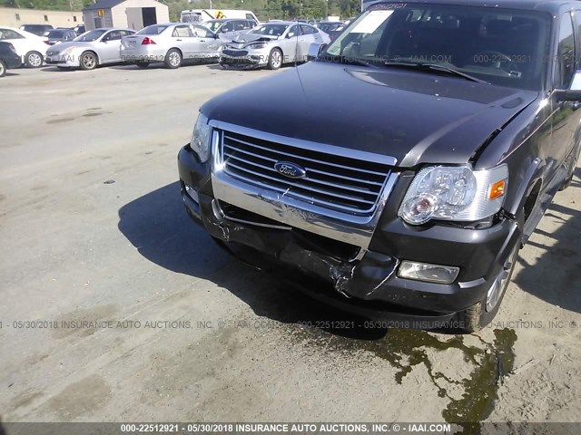 1FMEU75E97UB32065 - 2007 FORD EXPLORER LIMITED GRAY photo 6