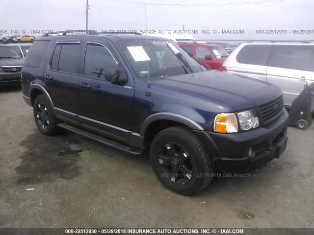 1FMZU73K93UA68842 - 2003 FORD EXPLORER XLT/XLT SPORT/NBX Dark Blue photo 1