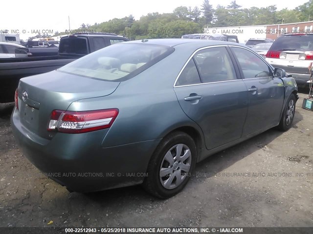 4T4BF3EK1AR040148 - 2010 TOYOTA CAMRY SE/LE/XLE 绿色 照片 4