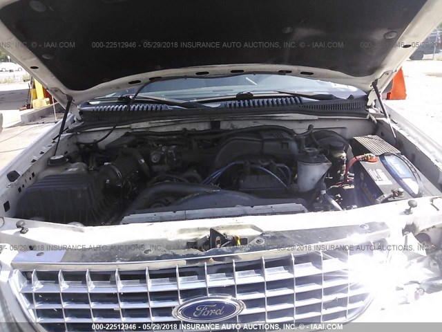 1FMZU73K14UA05820 - 2004 FORD EXPLORER XLT/XLT SPORT/NBX 白色 照片 10