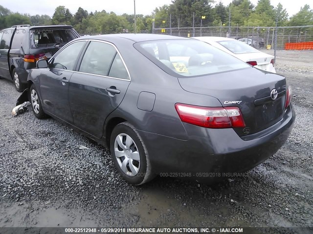 4T1BE46K57U148332 - 2007 TOYOTA CAMRY NEW GENERAT CE/LE/XLE/SE GRAY photo 3