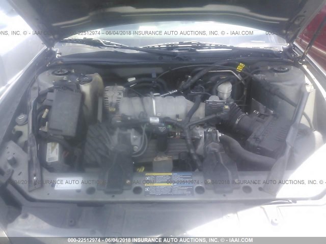 2G2WP522151340985 - 2005 PONTIAC GRAND PRIX SILVER photo 10