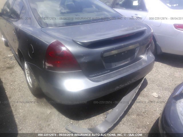 2G2WP522151340985 - 2005 PONTIAC GRAND PRIX SILVER photo 6