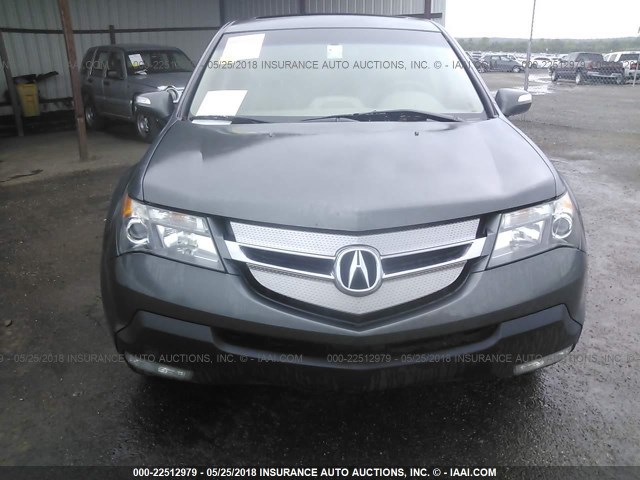 2HNYD28348H503064 - 2008 ACURA MDX TECHNOLOGY GRAY photo 6