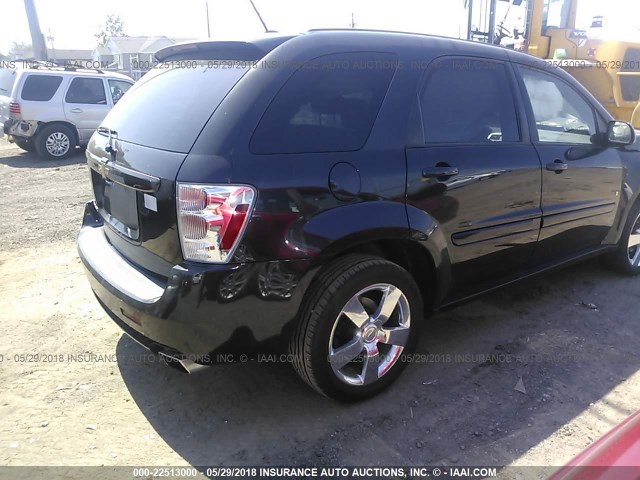 2CNDL537886041117 - 2008 CHEVROLET EQUINOX SPORT BLACK photo 4