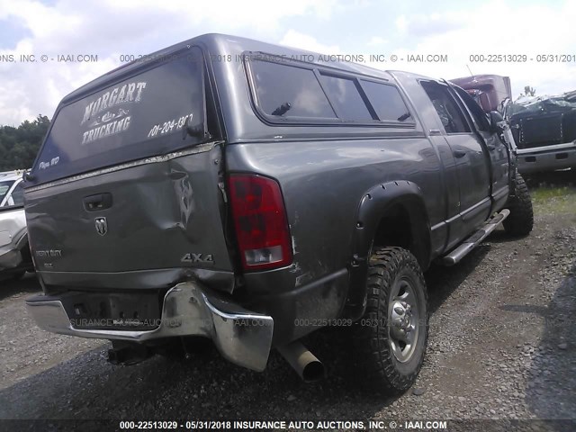 3D7LX39C36G184299 - 2006 DODGE RAM 3500 GRAY photo 4