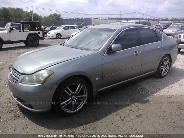 JNKAY01E16M103936 - 2006 INFINITI M35 SPORT GRAY photo 2