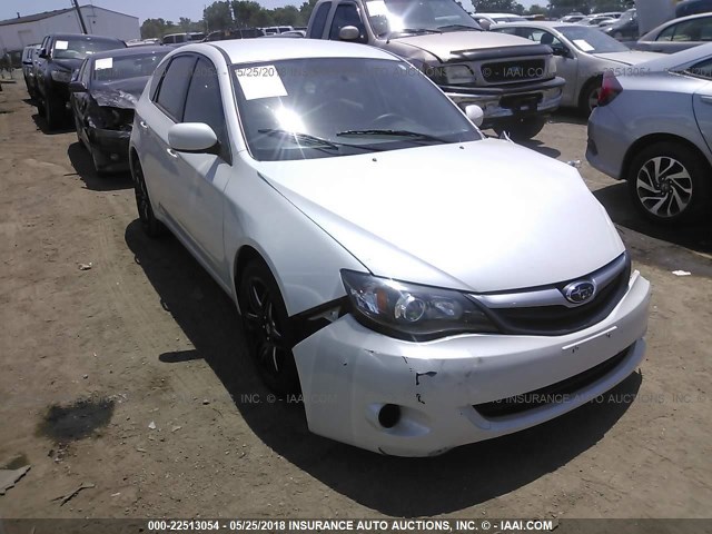 JF1GH6A65AH808236 - 2010 SUBARU IMPREZA 2.5I WHITE photo 1