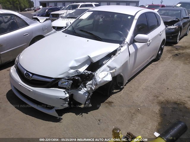 JF1GH6A65AH808236 - 2010 SUBARU IMPREZA 2.5I WHITE photo 2