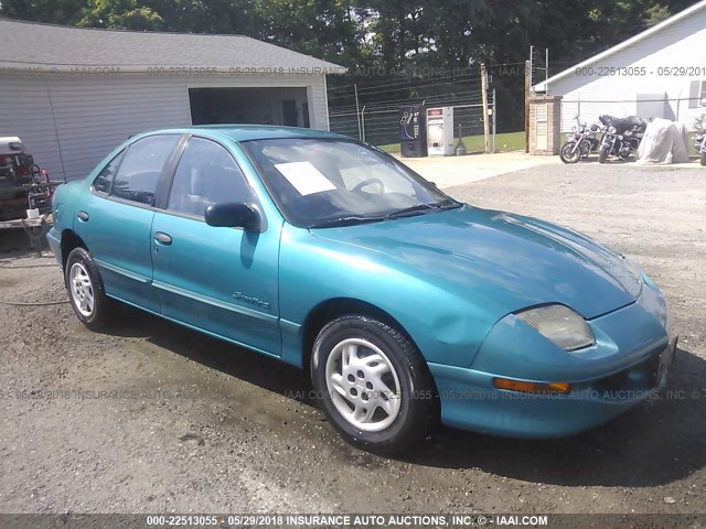 1G2JB5242V7538469 - 1997 PONTIAC SUNFIRE SE Light Blue photo 1