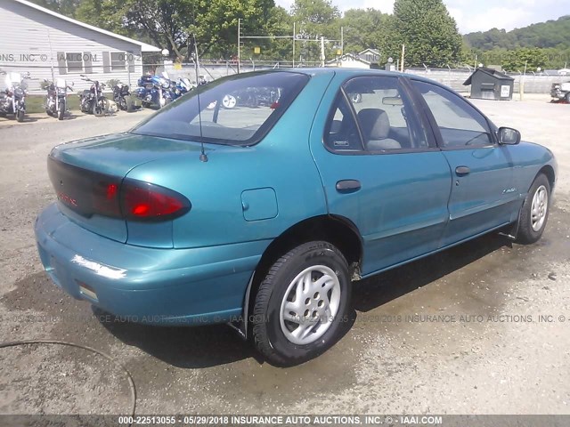 1G2JB5242V7538469 - 1997 PONTIAC SUNFIRE SE Light Blue photo 4