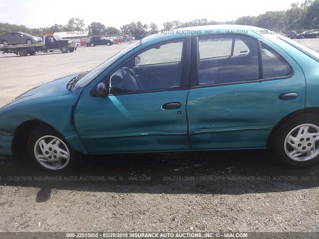 1G2JB5242V7538469 - 1997 PONTIAC SUNFIRE SE Light Blue photo 6