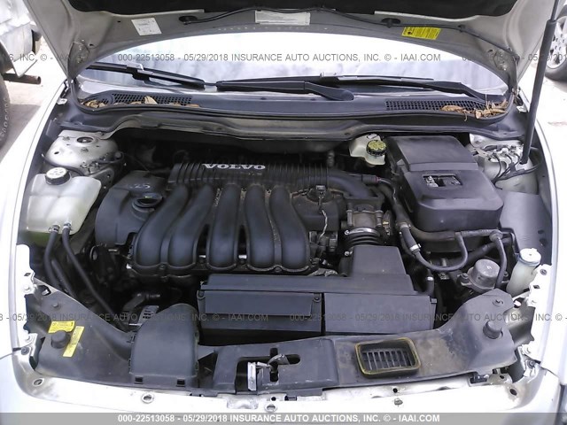 YV1MS382X62212236 - 2006 VOLVO S40 2.4I SILVER photo 10