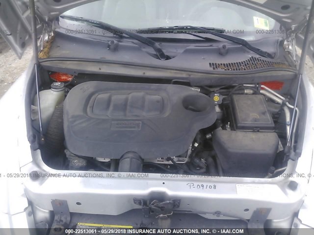 3GNCA13B79S628258 - 2009 CHEVROLET HHR LS ვერცხლისფერი ფოტო 10