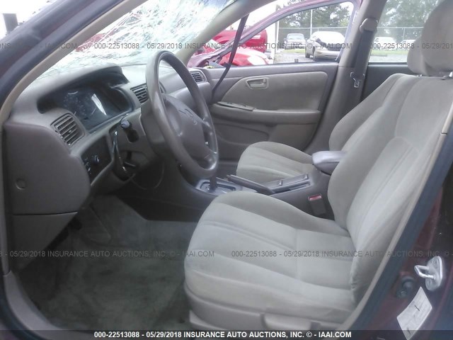 4T1BG22K6XU484334 - 1999 TOYOTA CAMRY CE/LE/XLE 栗色 照片 5