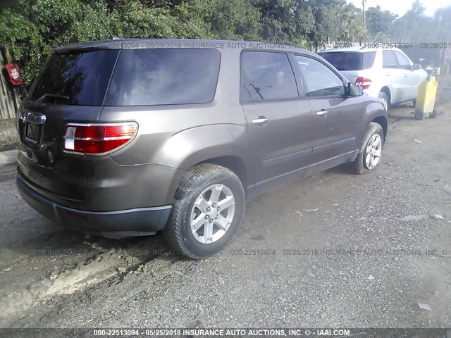 5GZER137X7J129781 - 2007 SATURN OUTLOOK XE GRAY photo 4