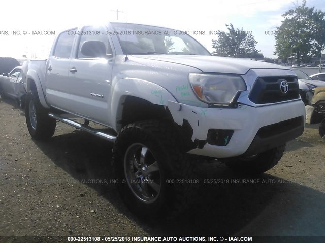 5TFLU4EN9CX048153 - 2012 TOYOTA TACOMA DOUBLE CAB WHITE photo 1