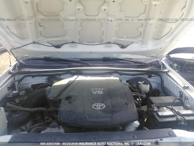 5TFLU4EN9CX048153 - 2012 TOYOTA TACOMA DOUBLE CAB 白色 照片 10