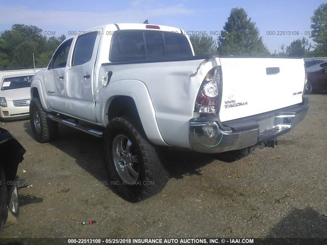 5TFLU4EN9CX048153 - 2012 TOYOTA TACOMA DOUBLE CAB 白色 照片 3